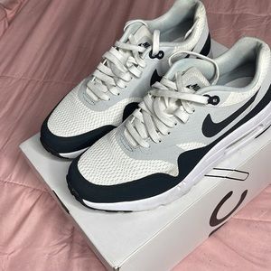 Men’s Grey and White Nike Airmax